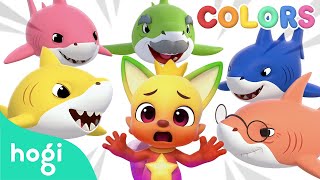 Run Pinkfong Learn Colors with Shark Family Race 🦈  Colors for Kids｜Hogi Colors [upl. by Yared143]