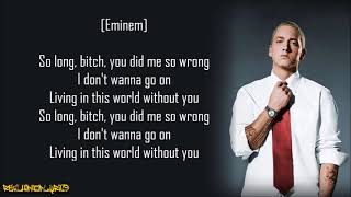 Eminem  Kim Lyrics [upl. by Gerrie]