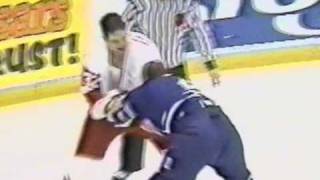 Tie Domi vs Stu Grimson Feb 22 1996 [upl. by Han892]