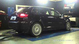 Audi A3 V6 32 DSG 250cv Reprogrammation Moteur  253cv Digiservices Paris 77 Dyno [upl. by Ellersick]