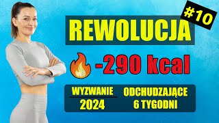 WYZWANIE Odchudzające REWOLUCJA 🔥Trening 10 290 KCAL bez wyskoków [upl. by Marice]