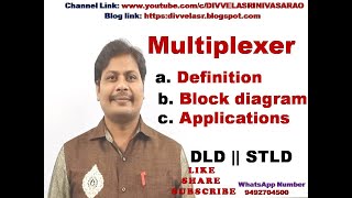 Multiplexer  Introduction to Multiplexers  MUX Basic  Applications of a Multiplexer  STLD  DLD [upl. by Yboc510]