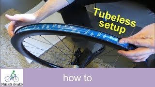 Hoe racefietsbanden Tubeless monteren [upl. by Arias]