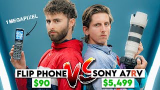 90 Flip Phone VS 5500 Sony A7RV  WHO WILL WIN [upl. by Pedaias]