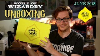 Geek Gear World of Wizardry Unboxing  June 2018  Hufflepuff [upl. by Mur835]