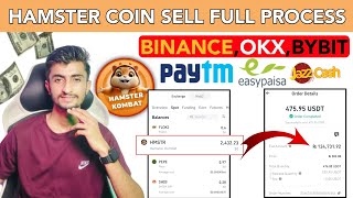 HOW TO SELL HAMSTER COIN ON BINANCE  HAMSTER COIN SELL KAISE KARE  HAMSTER COIN SELL KAISE KARE [upl. by Laehcim493]