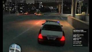 GTA IV  EMERGENCY LIGHT SYSTEM AND SIREN MOD [upl. by Anhaj]