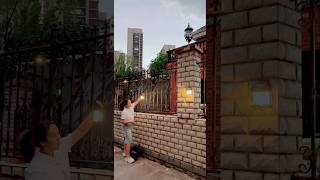 Solar Serenity FourSided Luminous Wall Lamps for Outdoor Spaces🥰 viralvideo [upl. by Durkee]