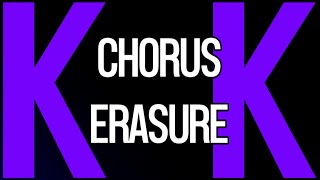 KaraoKe • Chorus • Erasure Slightly Reduced Vocal Backing [upl. by Budding]