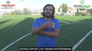 DENİZLİSPOR U19 TAKIMI ANTRENMANI 26 EYLÜL 2024 2 [upl. by Gosselin]