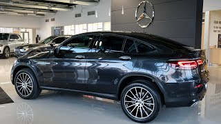 2022 GLC 300 4MATIC Coupe In Graphite Grey Metallic and AMG Line Exterior Night Package 255 hp [upl. by Averill]