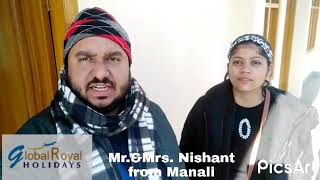 Mr Nishant Manali Trip  Global Royal Holidays [upl. by Kippie]