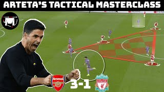 How Arteta Dominated Klopp  Tactical Analysis  Arsenal 31 Liverpool [upl. by Oiretule]