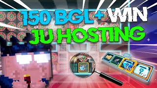 GROWTOPIA WIN 150 BGL HOSTING JU  Giveaway  growtopia casino [upl. by Adiarf]