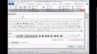 Menyisipkan simbol di Ms word [upl. by Sucramrej]