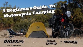 A Beginners Guide To Motorcycle Camping  IMS Rides [upl. by Ttelrats]