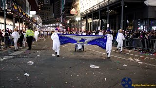 Young Audiences Marching Band On St Charles and Canal Street Krewe Of Cleopatra Parade 2024 [upl. by Hcardahs]