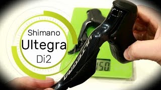 Shimano Ultegra STR8050 Di2 ShiftBrake Levers Actual Weight and Feature Review [upl. by Ardnuhs]