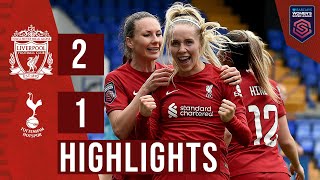 HIGHLIGHTS Liverpool Women 21 Tottenham  Koivisto amp Kearns seal big win for Reds [upl. by Repsac]