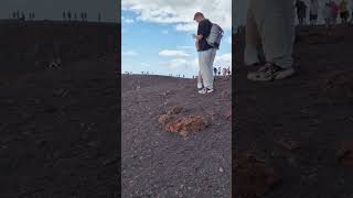 Walk on the Etna volcano etna volcano sicily [upl. by Urata356]