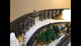 Video 10 Scratch Build Of The Trestle Bridge [upl. by Ynaffat]