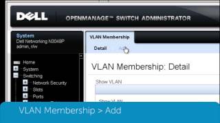 Dell Networking N3000 Configuring VLAN routing via GUI [upl. by Draude]