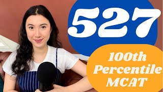 100th Percentile MCAT Study Plan  How I scored a 527 [upl. by Kciwdahc]