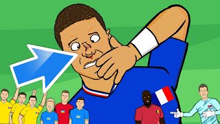 MBAPPE BROKEN NOSE😲 Lukaku missfest Romania crush Ukraine Euro 2024 Day 4 Goals Highlights [upl. by Welby943]