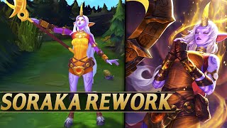 SORAKA VISUAL REWORK  League of Legends [upl. by Akiehsat]