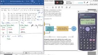 pH de disolución amortiguadora ácida cuando se adicionan HCl y NaOH [upl. by Chloe597]