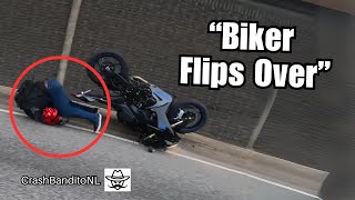 High Speed Motorcycle Crashes  CrashBanditoNL [upl. by Scrope]