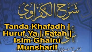 26 Kitab Kafrawi  Tanda Khafadh  Huruf Ya dan Fatah  Isim Ghairu Munsharif [upl. by Aifas]