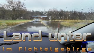 Weihnachts  Hochwasser EgerFichtelgebirgeLandkreis WunsiedelWellertal bis Marktleuthen [upl. by Nawor]