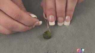 How to wire wrap a briolette  Jewelry Making [upl. by Iramohs798]