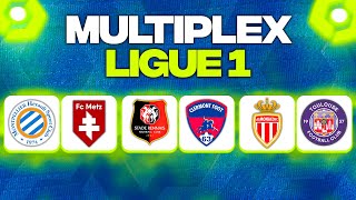 🔴 MULTIPLEX LIGUE 1 🔴 MONACO  TOULOUSE RENNES  CLERMONT MONTPELLIER  METZ  J22 L1 Direct Live [upl. by Anilat292]