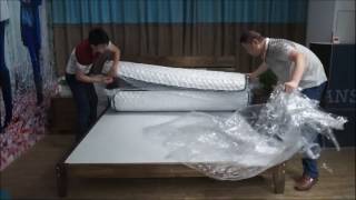 Compressed Pocket Spring Mattress [upl. by Luas532]