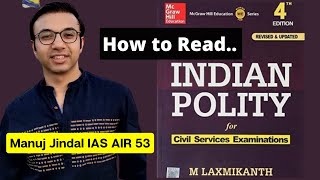 You Can Read and Remember Laxmikanth Easily by this Technique  Learn with Manuj Jindal IAS AIR 53 [upl. by Pauly430]