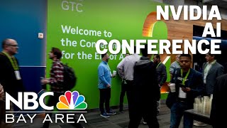 Nvidias AI conference GTC 2024 brings thousands to San Jose [upl. by Giffie267]