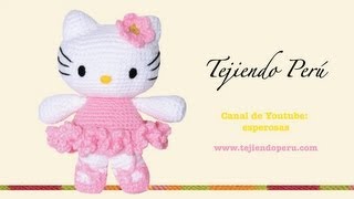 Hello Kitty tejida a crochet amigurumi Parte 2 cuerpo [upl. by Pan449]