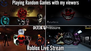 Playing Random Games with my viewers I Roblox Live Stream [upl. by Jonathon]