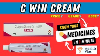 C Win Cream  Ciclopirox  Sun Pharmaceuticald [upl. by Ezekiel]