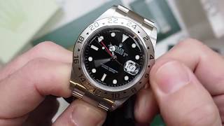 Rolex Explorer II 16570  Whats in the Box  Unboxing [upl. by Bik642]