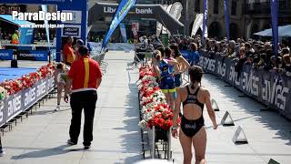 Campeonato de España de Duatlon  Categoría Relevos Femenina  Avilés 2019 [upl. by Dyanne843]