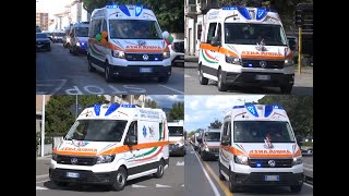 Inaugurazione Nuova Ambulanza e Pulmino Pubbliche Assistenze Riunite Empoli  2020 [upl. by Alonzo]