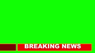 Breaking News Green Screen Templates  No Copyrights  Arishs Films [upl. by Von]