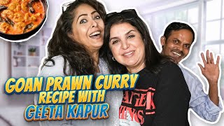 Geeta Maa Aur Farah Khan Ka Mazedaar Banter Aur Prawns Curry  FarahKhanK [upl. by Nerti201]