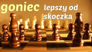 SZACHY 67 Goniec lepszy od skoczka gra środkowa i końcówka szachowa Otwarte pozycje w szachach [upl. by Gottuard]