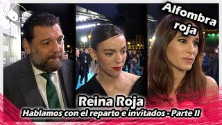 PREMIERE de Reina Roja  Victoria Luengo quotAhora la serie está para que la gente lo disfrutequot [upl. by Nylesoj]