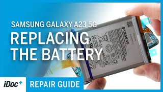 Samsung Galaxy A23 5G – Battery replacement repair guide  reassembly [upl. by Lipson]