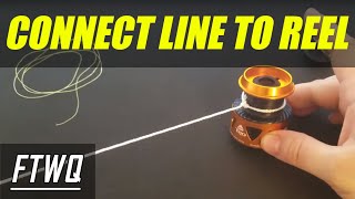 Fishing Knots Arbor Knot  How to Tie Fishing Line to Reel [upl. by Trudey116]